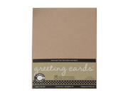 Canvas Corp Packaged Cards and Envelopes greeting cards with envelopes kraft 5 in. x 7 in. pack of 8