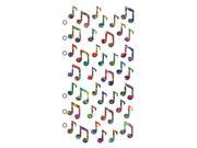 EKSuccess Brands Classic Stickers jazzy notes 39 pieces