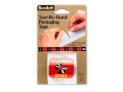 3M Tear By Hand Packaging Tape 2 in. [Pack of 6]
