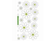 EKSuccess Brands Classic Stickers daisies 15 pieces