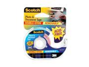 3M Removable Photo Document Tape 1 2 in. x 300 in. roll [Pack of 3]