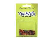Artistic Wire Wire Swirls earthtones pack of 140