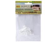 Wee Scapes Architectural Model White Styrene Figurines human males 1 4 in. pack of 5 [Pack of 3]