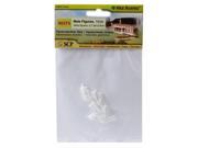 Wee Scapes Architectural Model White Styrene Figurines human males 1 8 in. pack of 10 [Pack of 3]