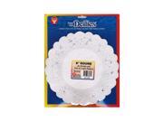 Hygloss Products Inc. Round Paper Lace Doilies 8 in. pack of 36