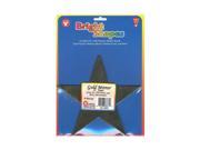 Hygloss Products Inc. Bright Shape Cut Outs stars 6 in. gold mirror