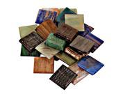 Mosaic Eye Publishing Vitreous Glass Mosaic Tiles Metallic Colors assorted 3 4 in. pack of 24