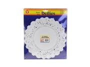 Hygloss Products Inc. Lace Paper Doilies 12 in. round white pack of 36