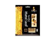 Speedball Art Products Metal Leaf imitation gold pack of 25 sheets [Pack of 2]