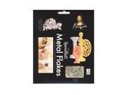 Speedball Art Products Metal Flakes gold