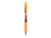 Pilot G 2 Retractable Gel Roller Pen orange fine [Pack of 12]