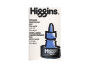 Higgins Color Drawing Inks blue Dye Based Non Waterproof 1 oz.