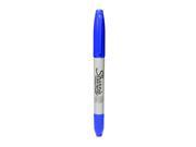 Sharpie Twin Tip Markers blue [Pack of 12]