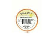 Artistic Wire Spools 30 yd. natural 26 gauge