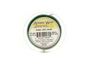 Artistic Wire Spools 15 yd. green 20 gauge
