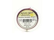 Artistic Wire Spools 15 yd. burgundy 20 gauge