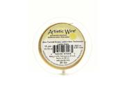 Artistic Wire Spools 15 yd. non tarnish brass 20 gauge [Pack of 4]