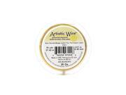 Artistic Wire Spools 30 yd. non tarnish brass 26 gauge