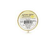 Artistic Wire Spools 20 yd. non tarnish brass 24 gauge [Pack of 4]
