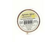 Artistic Wire Spools 20 yd. antique brass 24 gauge [Pack of 4]