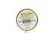 Artistic Wire Spools 20 yd. antique brass 24 gauge