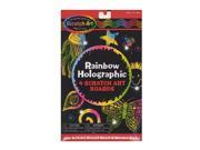 Melissa Doug Board Sets rainbow holographic 6 1 4 in. x 10 in. pack of 4