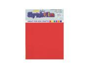 Grafix Shrink Film assorted 8 1 2 in. x 11 in. pack of 6