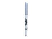 Sharpie Metallic Fine Point Permanent Markers silver each [Pack of 12]
