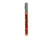 Molotow One4All Acrylic Paint Markers 2 mm metallic silver 227 [Pack of 6]