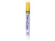 Marvy Uchida Decocolor Oil Based Paint Markers gold broad