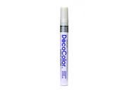 Marvy Uchida Decocolor Oil Based Paint Markers silver broad