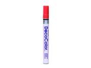 Marvy Uchida Decocolor Oil Based Paint Markers red broad