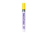 Marvy Uchida Decocolor Oil Based Paint Markers yellow broad