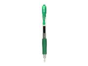 Pilot G 2 Retractable Gel Roller Pen green extra fine
