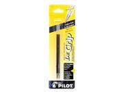 Pilot Dr. Grip Ball Point Pen Refills black medium pack of 2