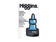 Higgins Color Drawing Inks turquoise Dye Based Non Waterproof 1 oz.