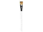 Robert Simmons Simply Simmons Watercolor Acrylic Short Handle Brushes 3 4 in. flat wash pony synthetic mix