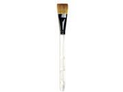 Robert Simmons Simply Simmons Watercolor Acrylic Short Handle Brushes 1 in. flat wash pony synthetic mix