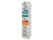 Honey Can Do SFT 01570 8 Shelf Hanging Organizer Brown And Green