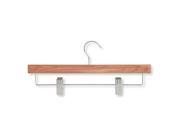 Honey Can Do HNGZ01535 8 Pack cedar skirt and pant hanger with clips