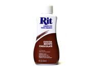 Rit Dye Dyes cocoa brown liquid 8 oz. bottle