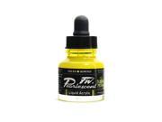 Daler Rowney Pearlescent Liquid Acrylic Colors hot cool yellow
