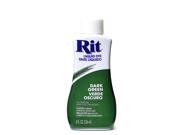 Rit Dye Dyes dark green liquid 8 oz. bottle