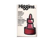 Higgins Color Drawing Inks carmine red Dye Based Non Waterproof 1 oz.