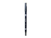 Tombow Dual End Brush Pen lamp black [Pack of 12]