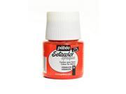 Pebeo Setacolor Opaque Fabric Paint vermilion 45 ml [Pack of 3]