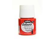 Pebeo Setacolor Transparent Fabric Paint cardinal red 45 ml [Pack of 3]