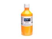Jack Richeson UVFX Black Light Poster Paint fluorescent tangerine 250 ml bottle