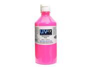Jack Richeson UVFX Black Light Poster Paint fluorescent pink 250 ml bottle