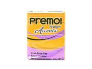 Sculpey Premo Premium Polymer Clay gold 2 oz. [Pack of 5]